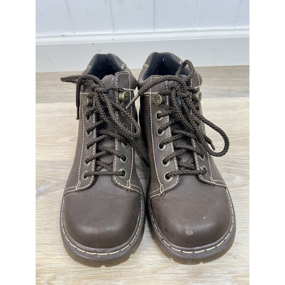 No Boundaries Booties Womens 7.5 Platform Grunge Chunky Lug Sole 90's Y2K Meg - Picture 2 of 8